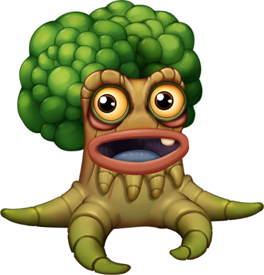 Oaktopus [My Singing Monsters] - nature - environnement - smiley émoticône émoji cartoon clipart illustration - artémotic