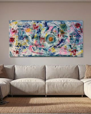 What a crazy world 2 x 1m (9.500 Euro) 