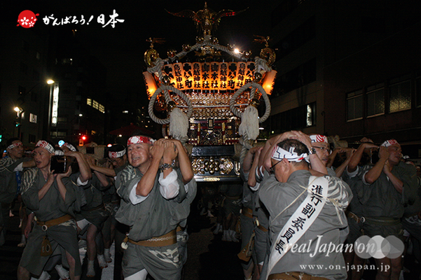 〈鳥越祭〉本社神輿・宮入道中【睦】 @2014.06.08
