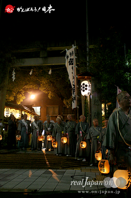 〈鳥越祭〉本社神輿宮入道中【神輿を迎える各町代表者】 ＠2012.06.08