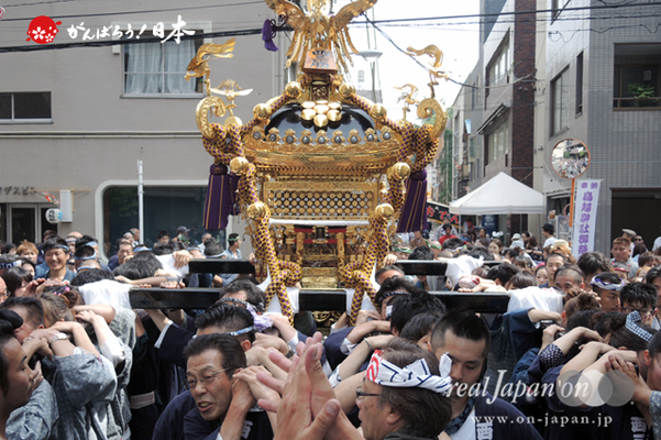 〈鳥越祭〉西三筋・町内神輿渡御 @2013.06.09