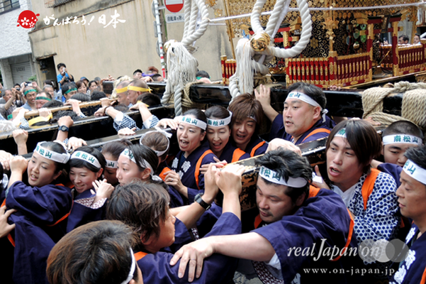 〈鳥越祭り〉南松山・本社神輿渡御 @2013.06.09