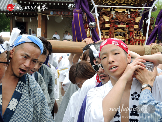 亀戸天神社例大祭：七番〈立川四丁目〉2014.08.24　　Ⓒreal Japan'on!：ktj14-015