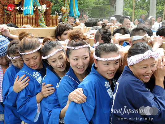 亀戸天神社例大祭：五番〈立川二丁目〉2014.08.24　　Ⓒreal Japan'on!：ktj14-008