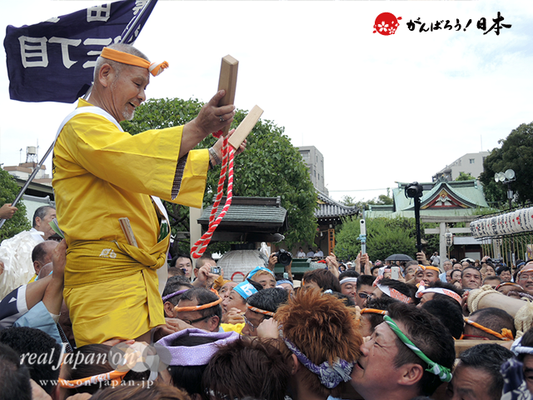 亀戸天神社例大祭：六番〈菊川三丁目〉2014.08.24　　Ⓒreal Japan'on!：ktj14-014