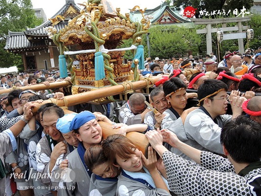 亀戸天神社例大祭：壱番〈立川一丁目〉2014.08.24　　Ⓒreal Japan'on!：ktj14-003