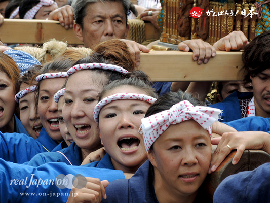 亀戸天神社例大祭：五番〈立川二丁目〉2014.08.24　　Ⓒreal Japan'on!：ktj14-010