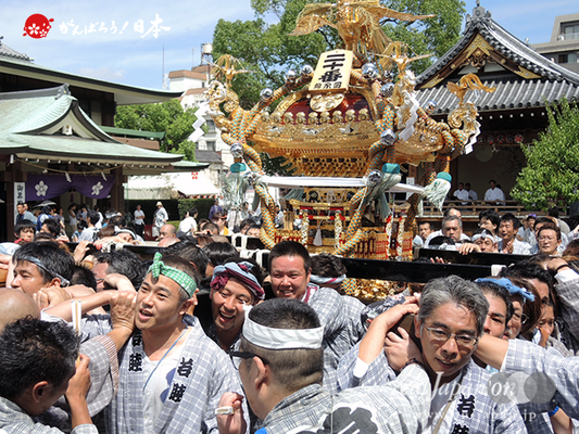 亀戸天神社例大祭：二十番〈錦四天神講〉2014.08.24　　Ⓒreal Japan'on!：ktj14-040