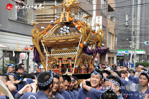 〈鳥越祭り〉小島一・町内神輿渡御 @2013.06.09