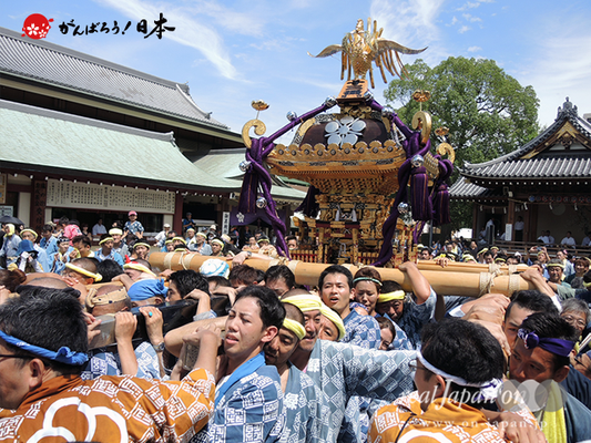 亀戸天神社例大祭：十三番〈緑一天神講〉2014.08.24　　Ⓒreal Japan'on!：ktj14-026