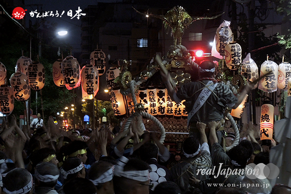 〈鳥越祭〉本社神輿・宮入道中【睦】 @2014.06.08