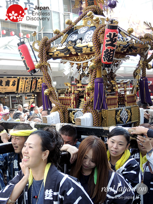 第40回よこすかみこしパレード　2016年10月16日【36. 芝生町内会】YMP16_081