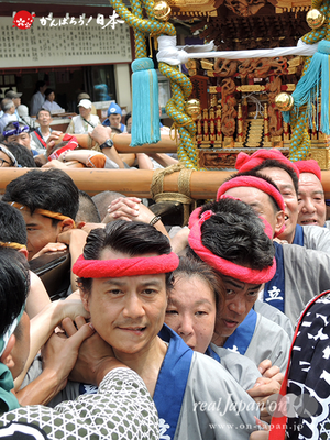 亀戸天神社例大祭：壱番〈立川一丁目〉2014.08.24　　Ⓒreal Japan'on!：ktj14-004