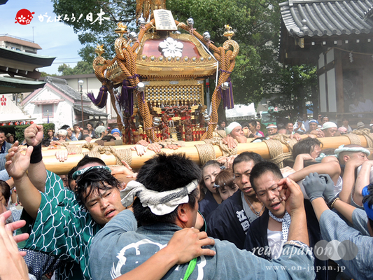 亀戸天神社例大祭：二十五番〈江東橋四丁目〉2014.08.24　　Ⓒreal Japan'on!：ktj14-048