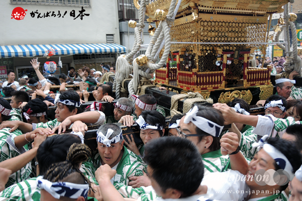 〈鳥越祭り〉阿部川・本社神輿渡御 @2013.06.09