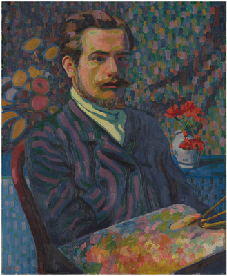 Auguste Herbin, Autoportrait, 1906 © Collection Kröller-Müller Museum, Otterlo, the Netherlands. Foto: Rik Klein Gotink © VG Bild-Kunst Bonn, 2025