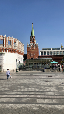 2018 | Moskau, Kreml | Dreieinigkeits-Turm | 1495 | Architekt Alevisio Frjasin.