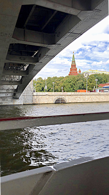 2018 | Moskau, Flussrundfahrt | «Borowitzki-Turm».