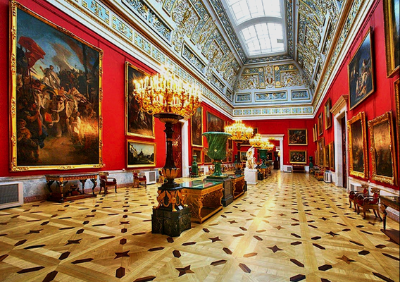 2018 | St. Petersburg | Eremitage | Kunstsammlung | Zwischen 2 und 3 Mio. Besucher pro Jahr | Rund 350 Räume | Ca. 2,7 Mio. Exponate.
