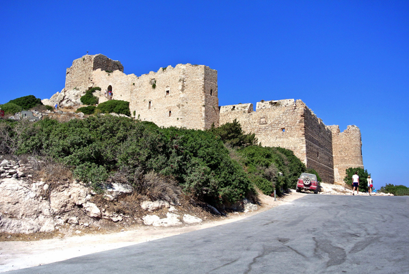 Rhodos '13 | «Kritinia Castle»: 1472 von Grossmeister Orsini auf byzantinischen Überresten erbaut.