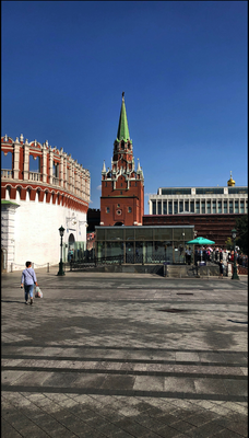 2018 | Moskau, Kreml: «Erlöserturm». 1490er Jahre. Architekt: Pietro Antonio Solari.