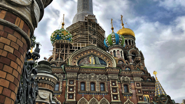 2018 | St. Petersburg | Auferstehungskirche (Erlöserkirche) | 1883-1907 | Vorbild war die Basiliuskathedrale in Moskau.