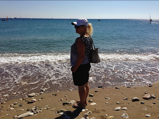 2013 | Afandou, Rhodos, Griechenland: Hotelstrand «Mythos Beach Ressort».