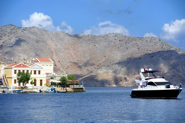 Rhodos '13 | Symi: Blick über die Bucht.