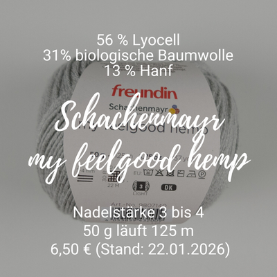 Garnknäuel Schachenmayr my feelgood hemp in der Farbe Silber