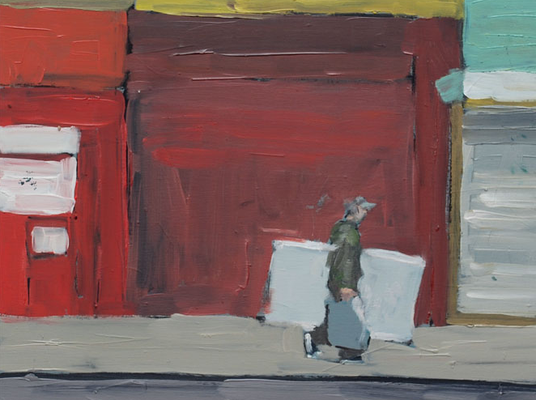 Queens (Suite Lane), 2011, Öl auf Holz, 30cm X 40cm, Privatbesitz