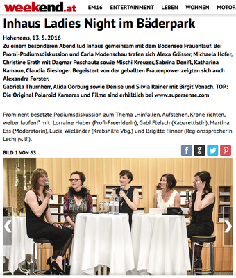 Inhaus LADIES NIGHT I Weekend Magazin (Mai 2016)