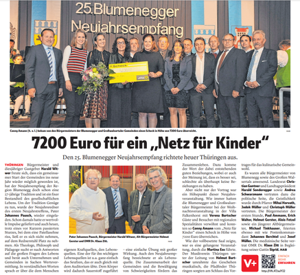 25. Blumenegger Neujahrsempfang I Vorarlberger Nachrichten (Jänner 2023)