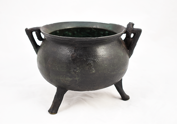 middeleeuwse bronzen kookpot, 17e eeuw