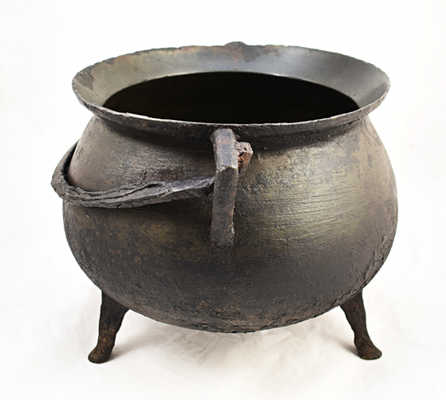 Middeleeuwse bronzen kookpot