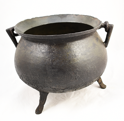 Middeleeuwse bronzen kookpot