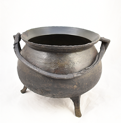 Middeleeuwse bronzen kookpot