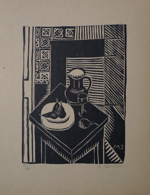 Morillon, la table,  bois, Album Ziniar nov. 1920.