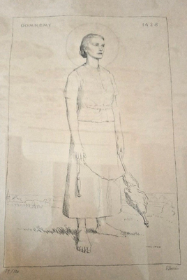 Janin, Jeanne d'Arc, 1928.