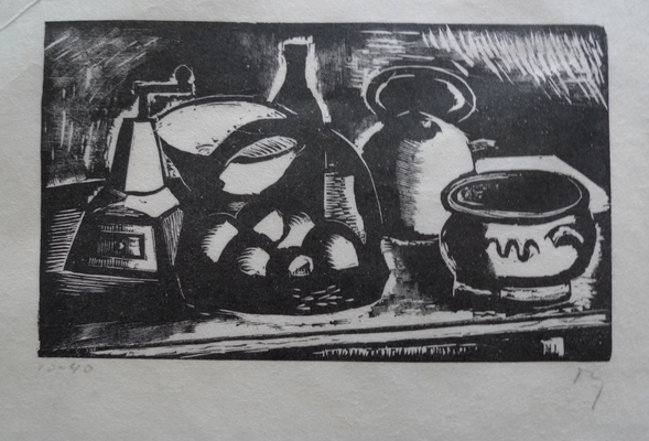 Morillon, Nature morte, bois, 40 ex.