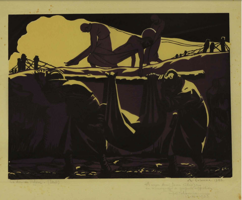 La dernière relève, 1933, état en deux tons.