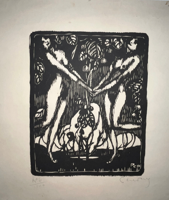 Danseuses, bois, 100 ex., sans date.