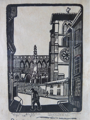 Vers Saint-Jean, 1929, 245x165.