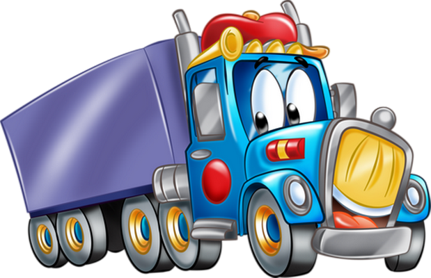 camion - transport - sciences et techniques - smiley émoticône émoji cartoon clipart illustration - artémotic