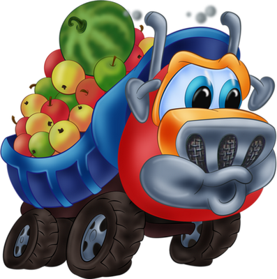 camion - transport - sciences et techniques - smiley émoticône émoji cartoon clipart illustration - artémotic