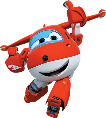 Jett [Super Wings] - transport - sciences et techniques - smiley émoticône émoji cartoon clipart illustration - artémotic