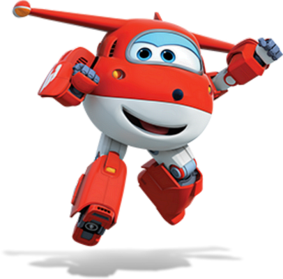 Jett [Super Wings] - transport - sciences et techniques - smiley émoticône émoji cartoon clipart illustration - artémotic
