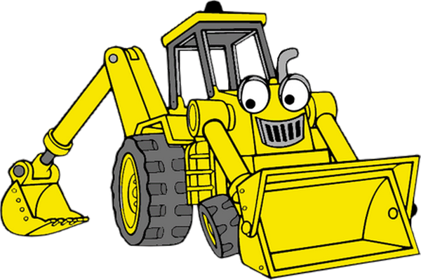 engin de travaux - transport - sciences et techniques - smiley émoticône émoji cartoon clipart illustration - artémotic