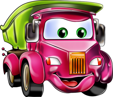 camion - transport - sciences et techniques - smiley émoticône émoji cartoon clipart illustration - artémotic