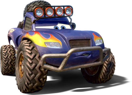 monster truck [Cars] - transport - sciences et techniques - smiley émoticône émoji cartoon clipart illustration - artémotic