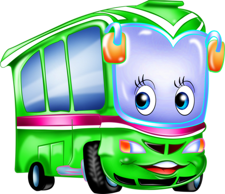 autocar - transport - sciences et techniques - smiley émoticône émoji cartoon clipart illustration - artémotic